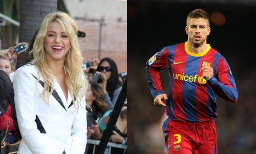 Shakira e il calciatore del Barcellona
