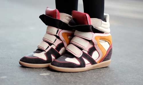 Sneaker con zeppa Isabel Marant